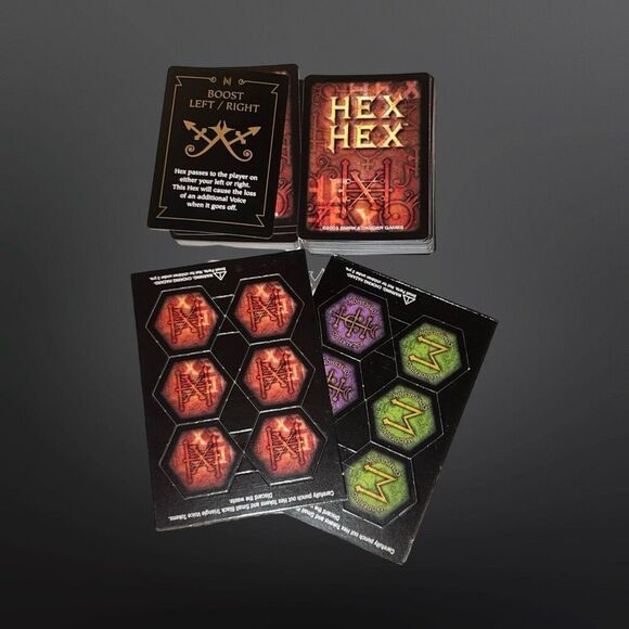 2006 Smirk & Dagger Card Game Hex Hex Open Box - Picture 2 of 3
